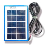 3W, 5V Saurally Solar Panel Poly with 10ft cable